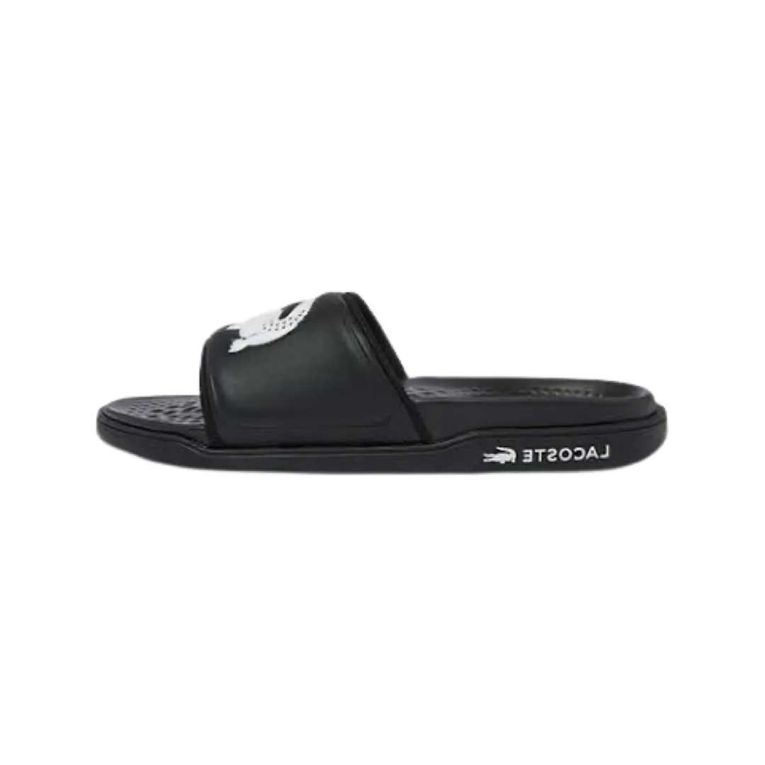 Lacoste Croco Dualiste Slide 0722 Black White