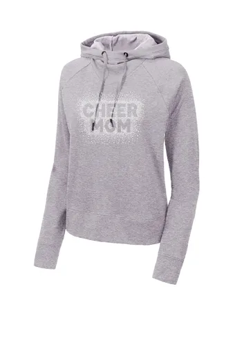 Ladies Lightweight French Terry Pullover Hoodie - Diamond Cheer