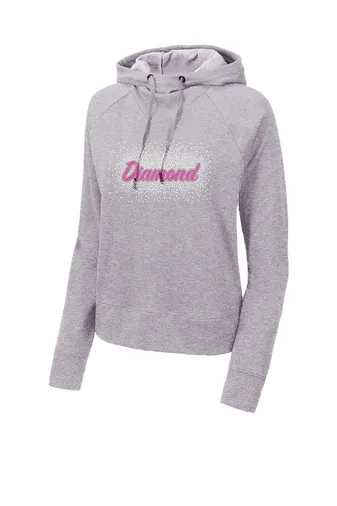 Ladies Lightweight French Terry Pullover Hoodie