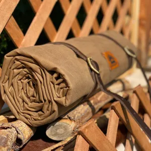 Large Waxed Canvas Cowboy Bedroll W/ Wool Blanket (CUSTOM)