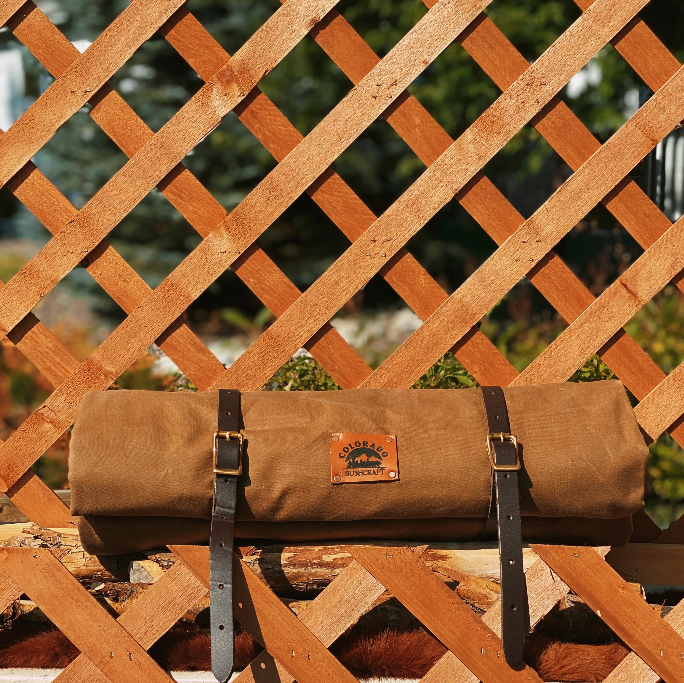 Large Waxed Canvas Cowboy Bedroll W/ Wool Blanket (CUSTOM)