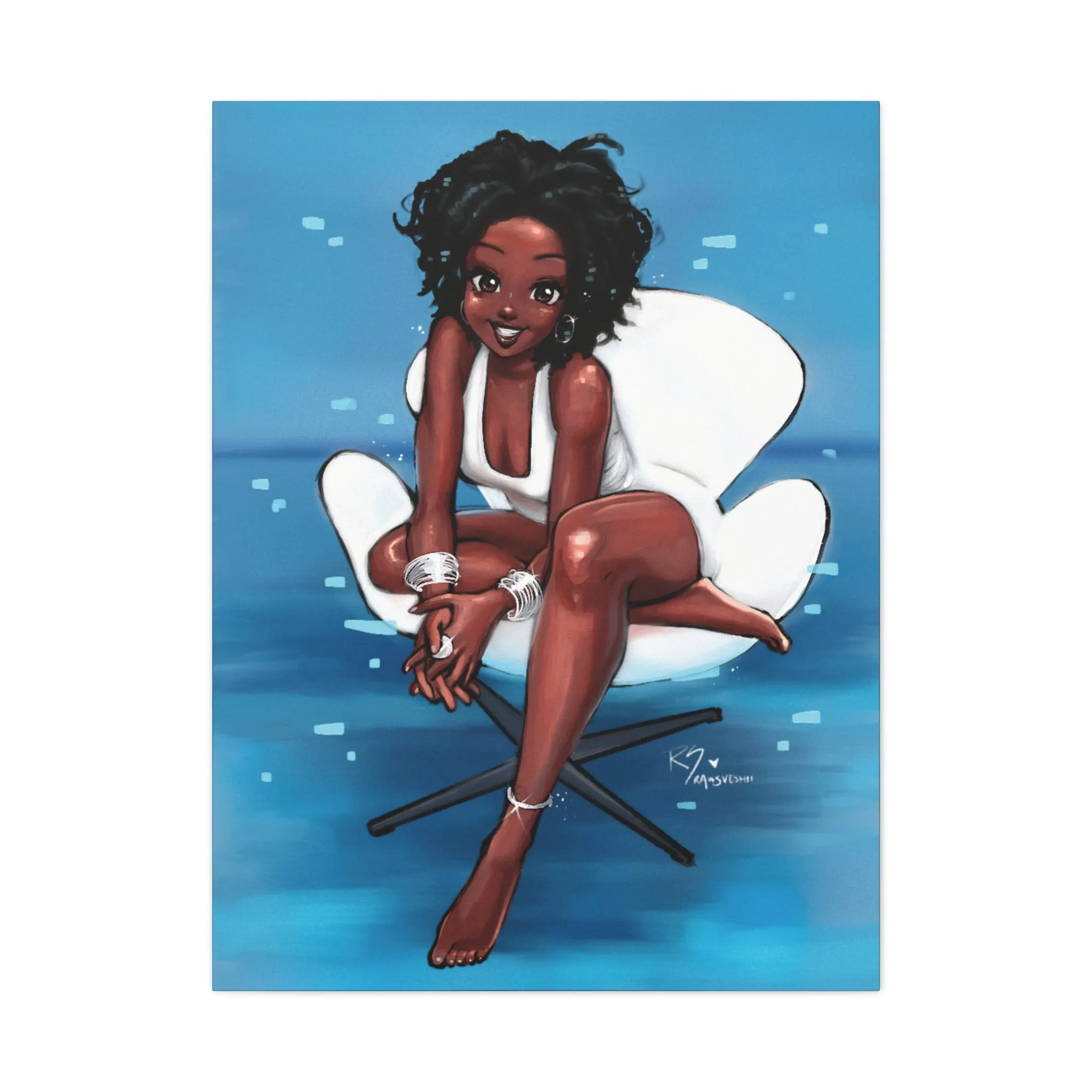 Lauryn Hill Canvas Print – Nostalgic 90s Collection - Matte Canvas, Stretched, 1.25"