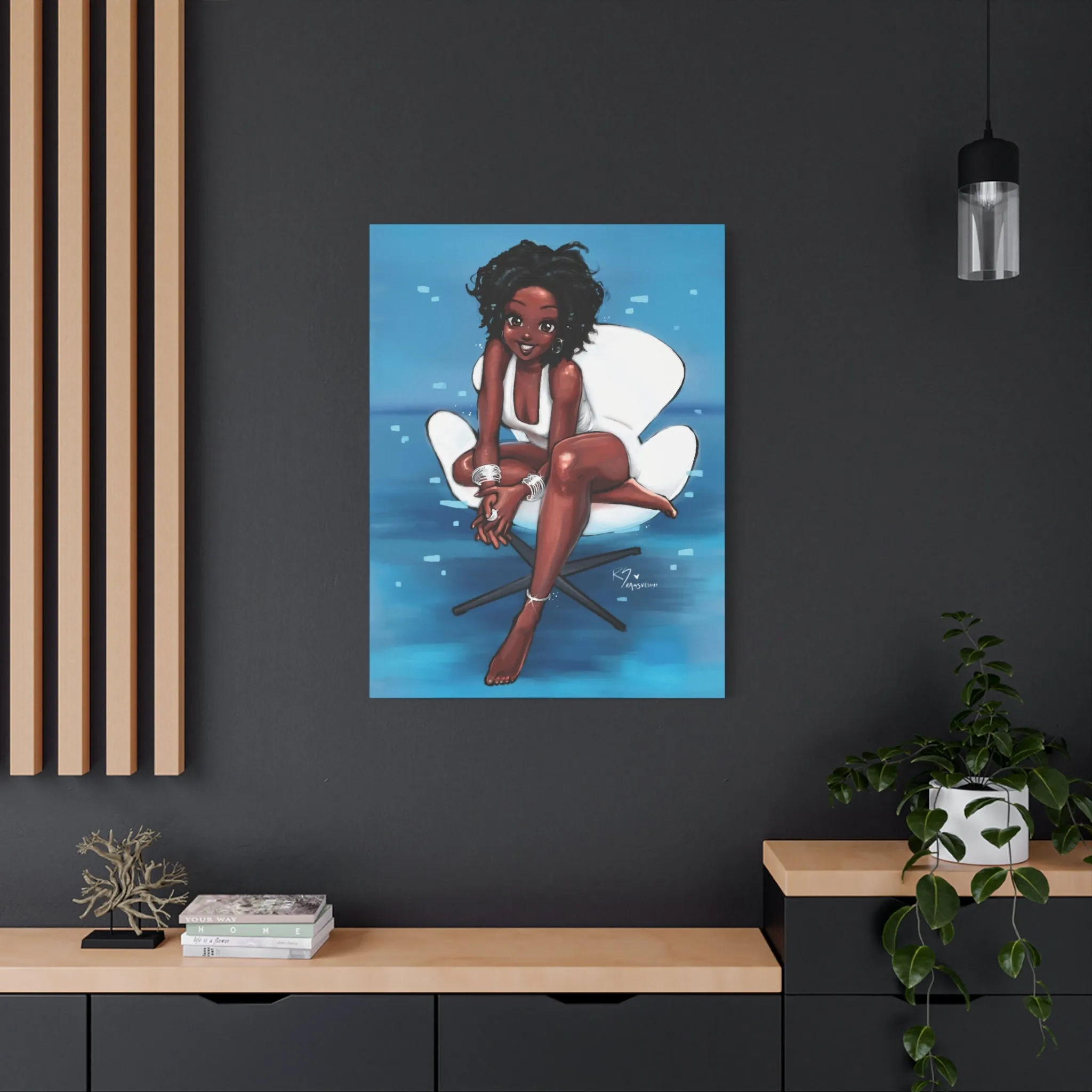 Lauryn Hill Canvas Print – Nostalgic 90s Collection - Matte Canvas, Stretched, 1.25"