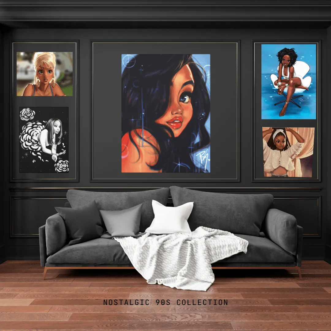 Lauryn Hill Canvas Print – Nostalgic 90s Collection - Matte Canvas, Stretched, 1.25"