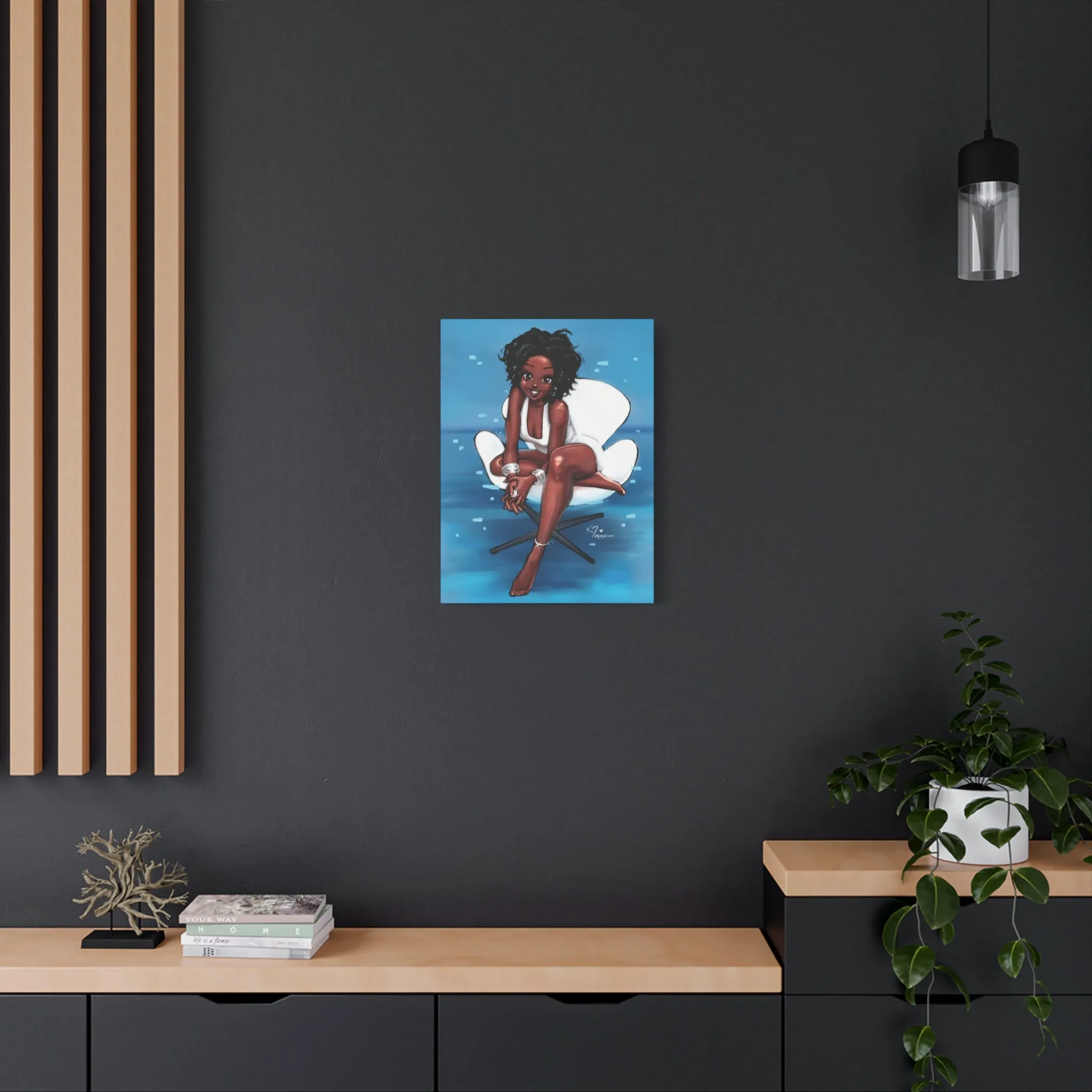 Lauryn Hill Canvas Print – Nostalgic 90s Collection - Matte Canvas, Stretched, 1.25"