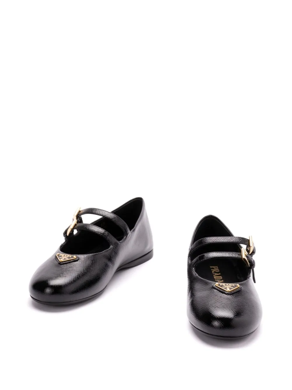 Leather ballet flats