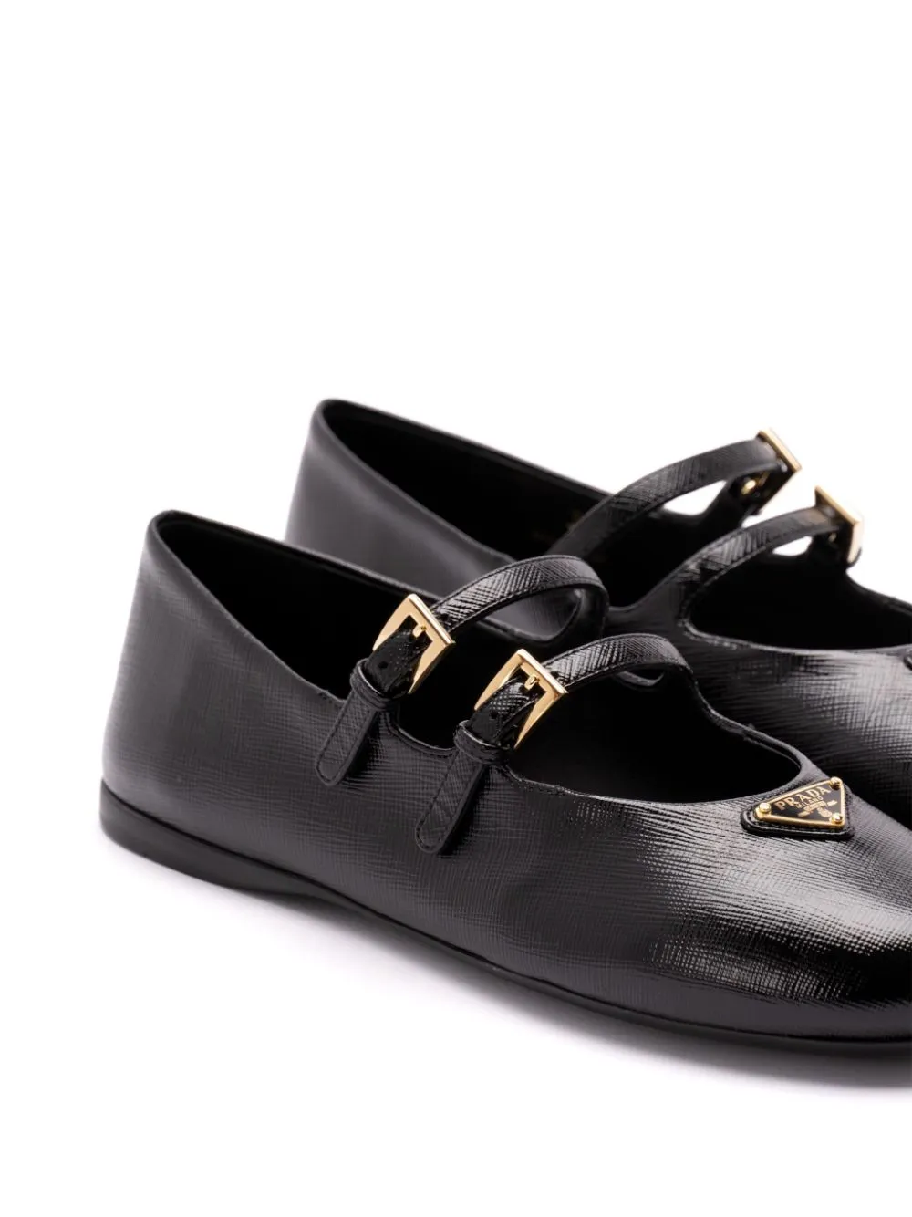 Leather ballet flats