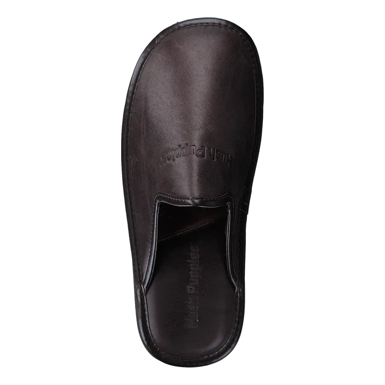 Leather Slipper BROWN