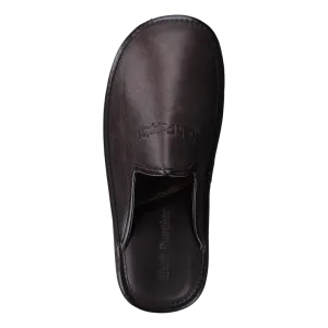 Leather Slipper BROWN