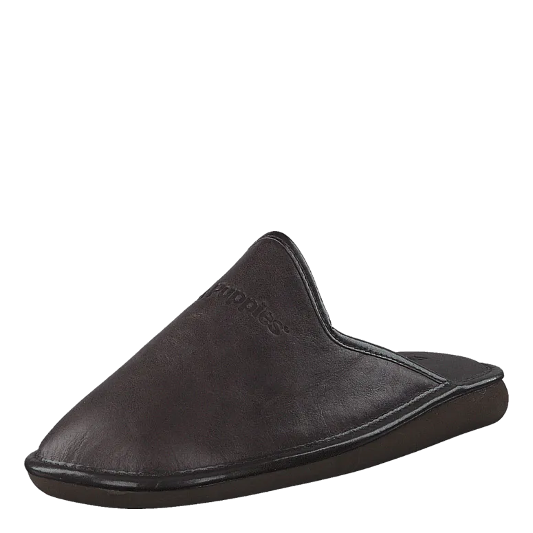 Leather Slipper BROWN