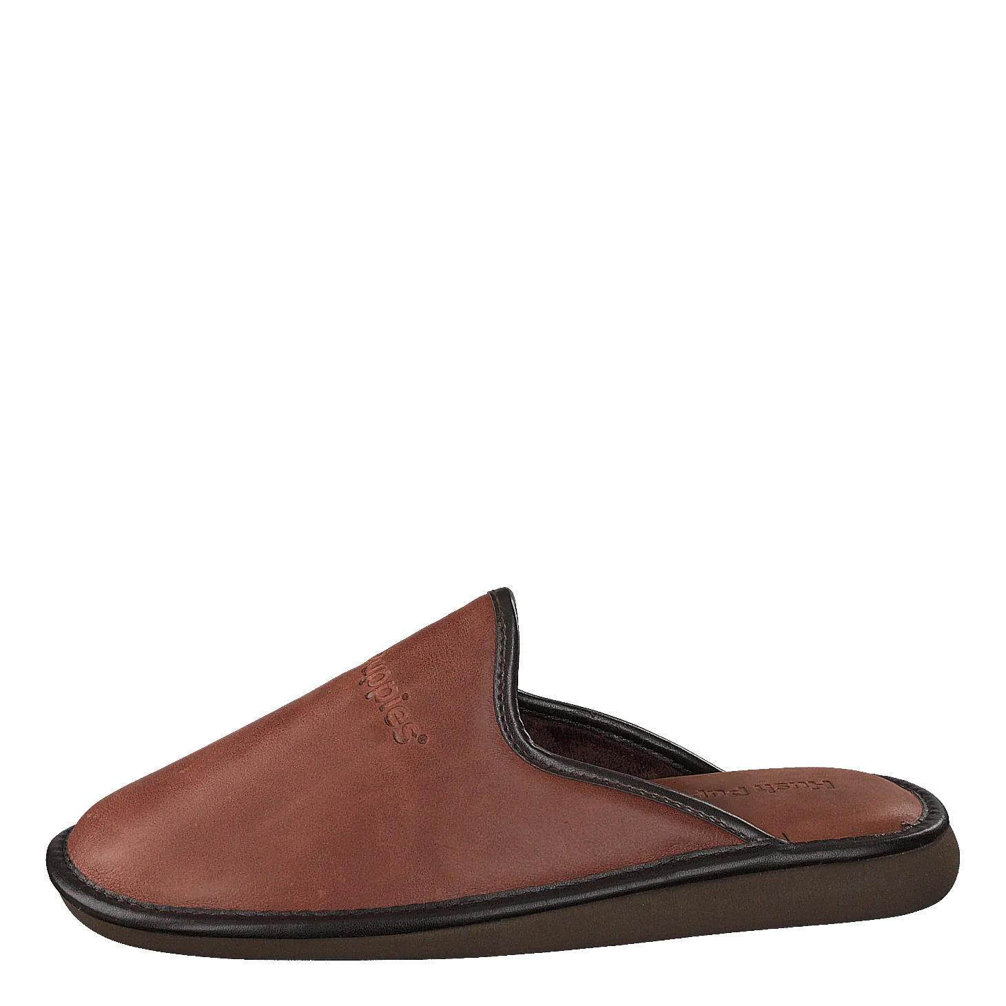 Leather Slipper Cognac