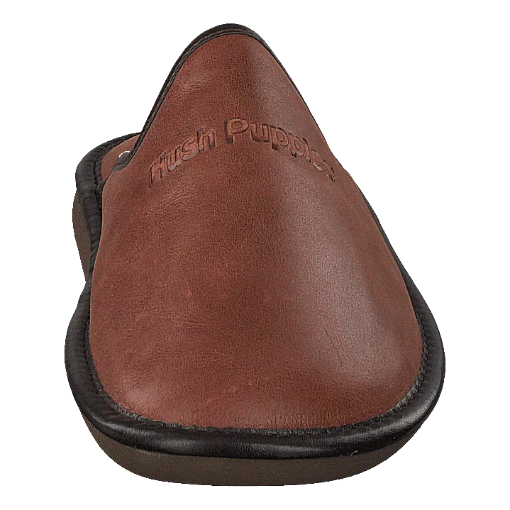 Leather Slipper Cognac