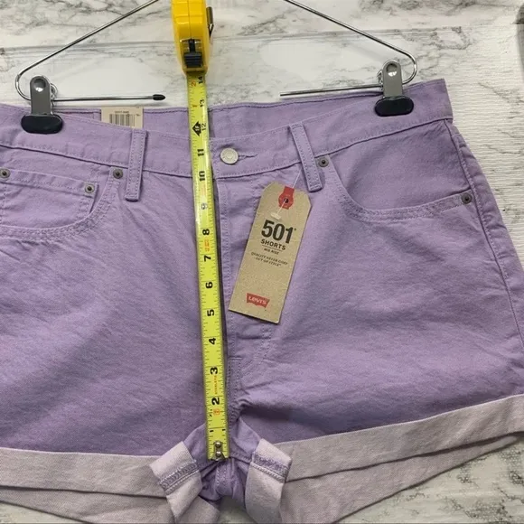 Levi’s 501 Women’s Purple Shorts