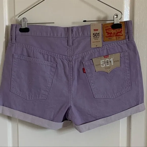 Levi’s 501 Women’s Purple Shorts