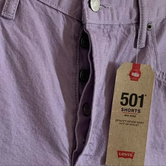 Levi’s 501 Women’s Purple Shorts
