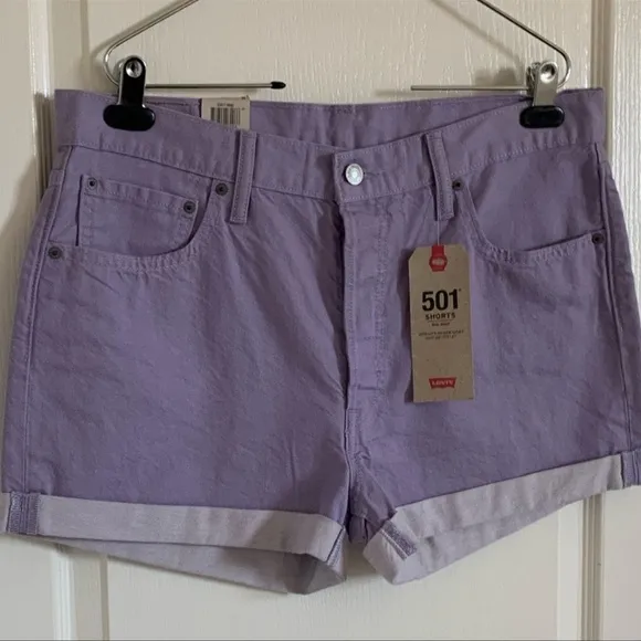 Levi’s 501 Women’s Purple Shorts