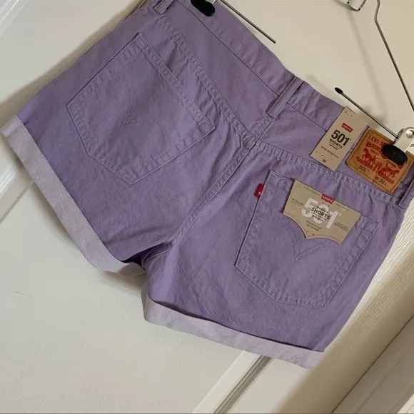 Levi’s 501 Women’s Purple Shorts