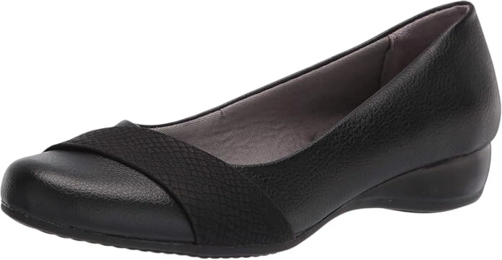 Lifestride Womens Pull On Dylan Flats 167634e4a7dc1b Black 12W