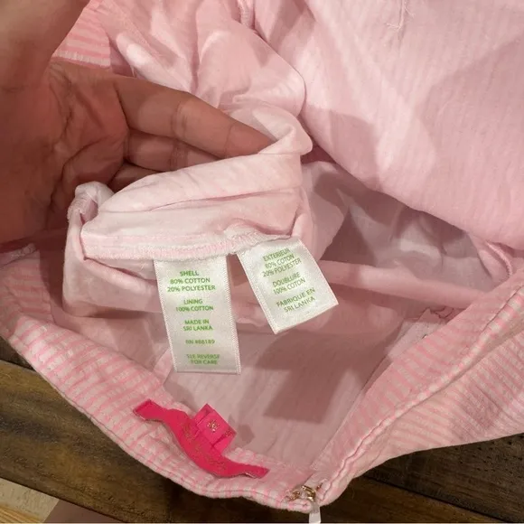 Lilly Pulitzer Faye Seersucker Capri Coral Pink Preppy Ruffle Feminine Skort 10