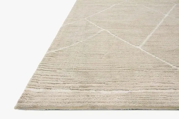 Logan Rug Magnolia Home by Joanna Gaines - LOG-01 Oatmeal / White