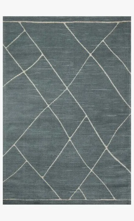Logan Rug Magnolia Home by Joanna Gaines - LOG-01 Slate / White
