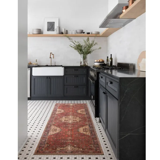 Loren Red/Navy Rug