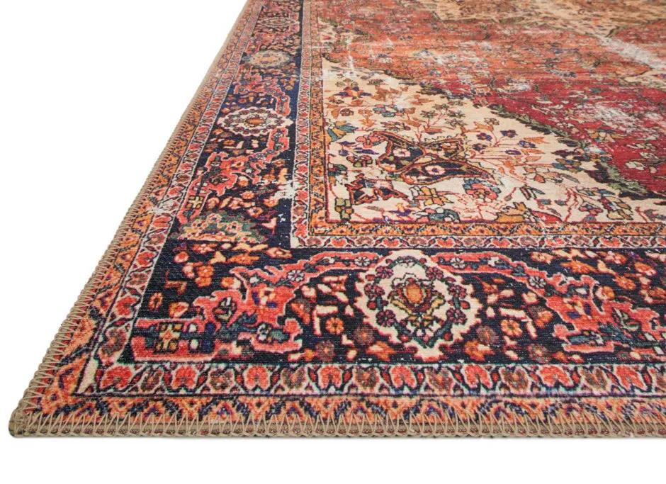 Loren Red/Navy Rug