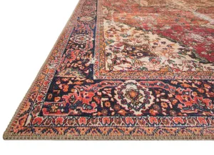 Loren Red/Navy Rug