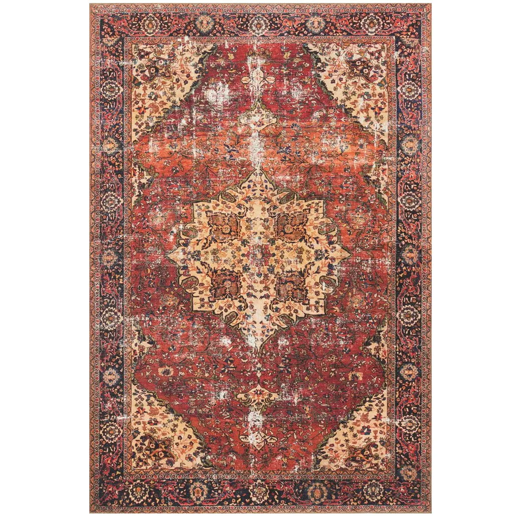 Loren Red/Navy Rug