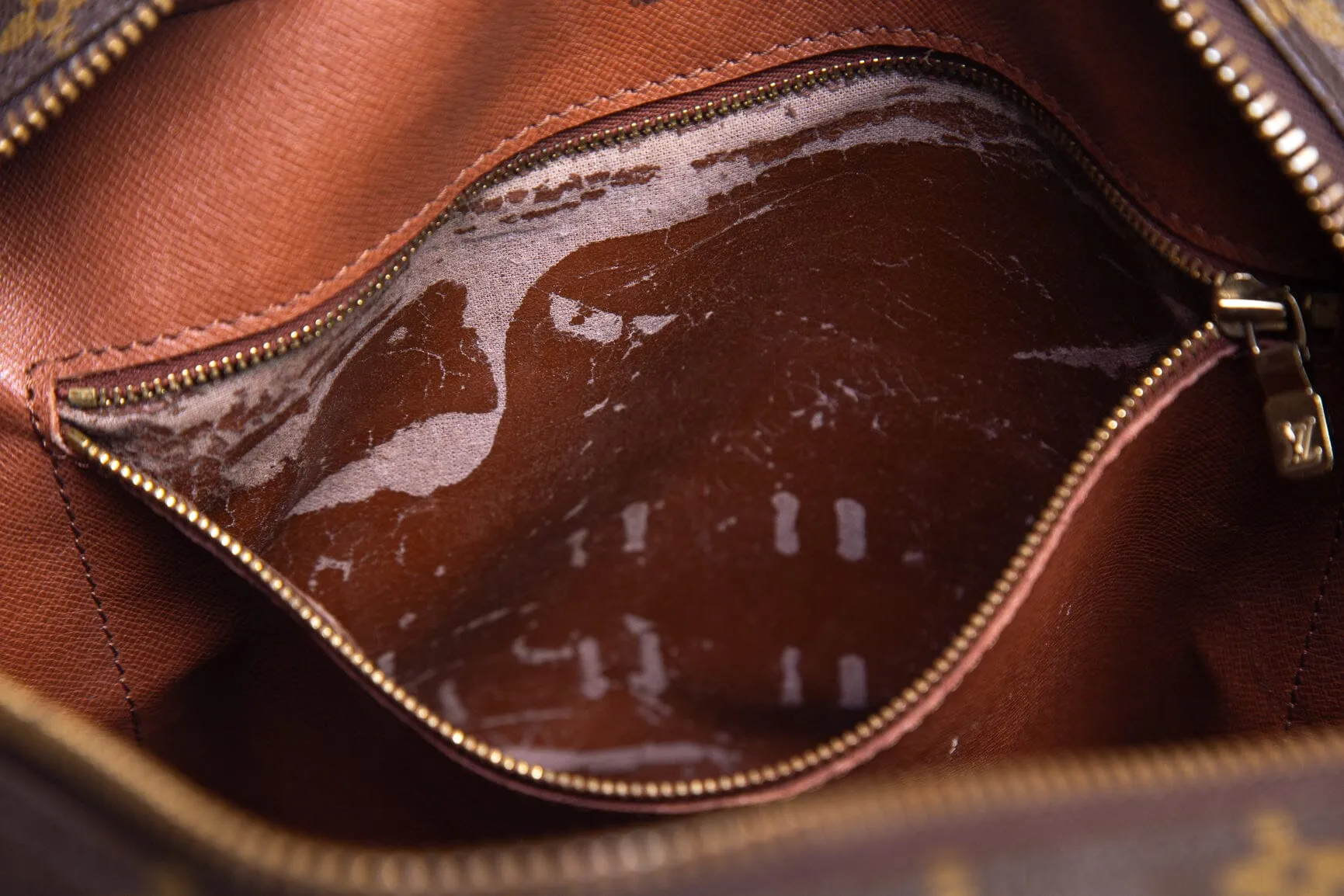 Louis Vuitton Brown Monogram Canvas Danube Handbag
