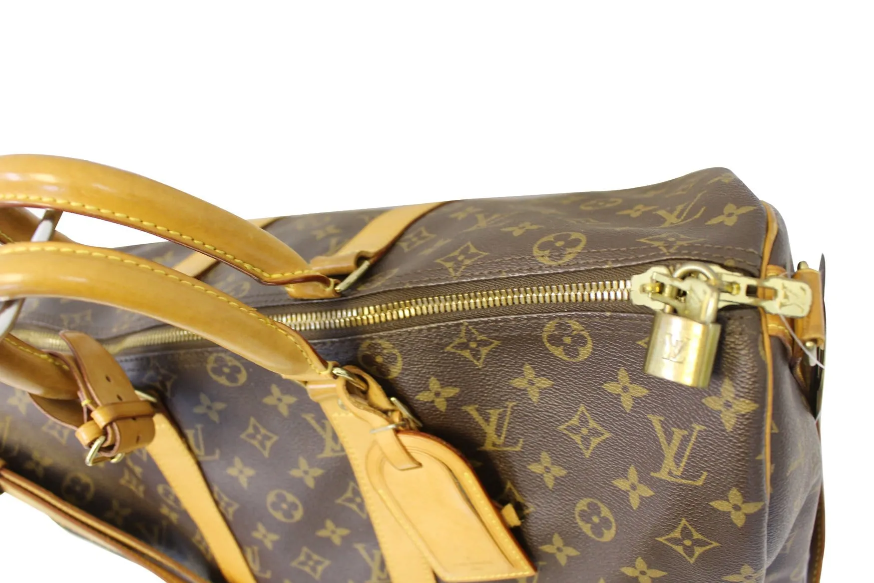 LOUIS VUITTON Keepall 45 Bandouliere Monogram Duffle Travel Bag