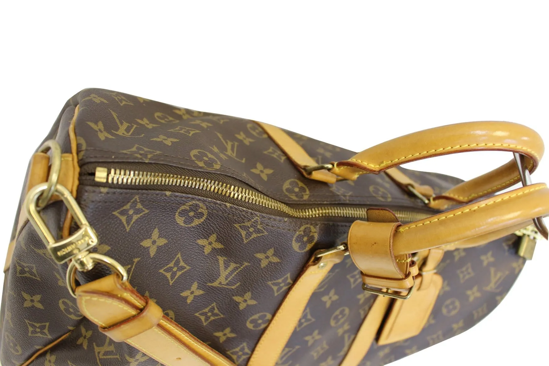 LOUIS VUITTON Keepall 45 Bandouliere Monogram Duffle Travel Bag