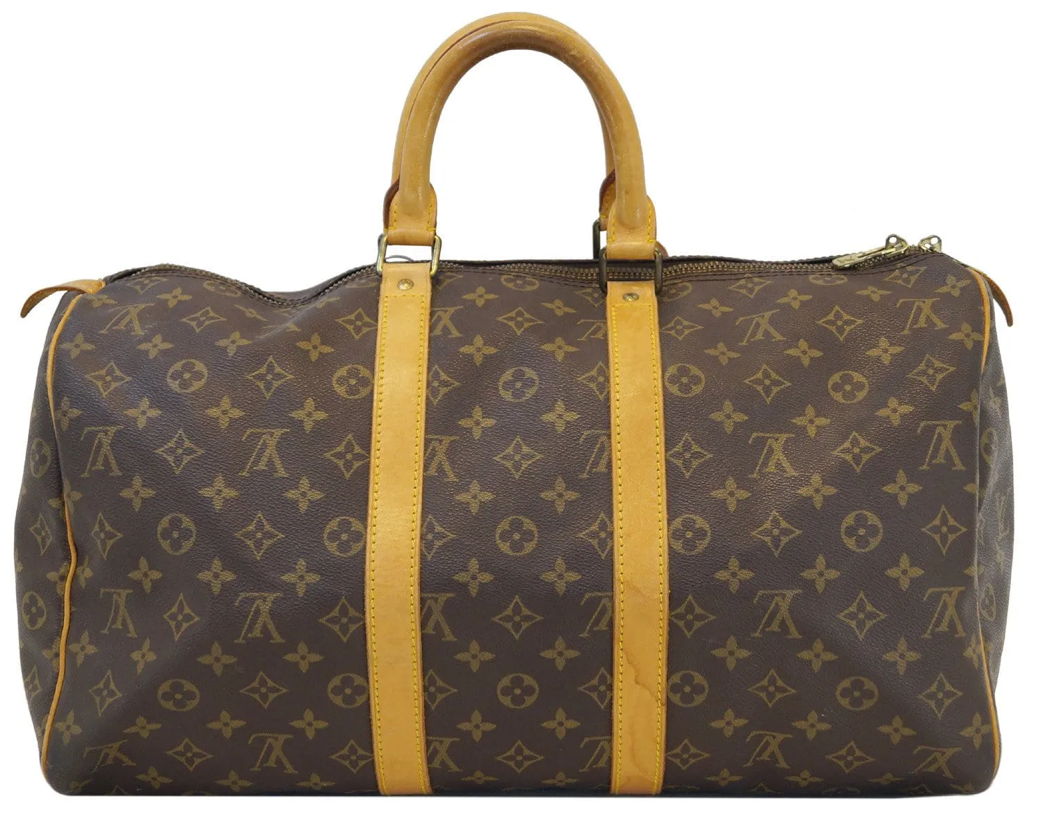 LOUIS VUITTON Monogram Canvas Keepall 45 Boston Bag