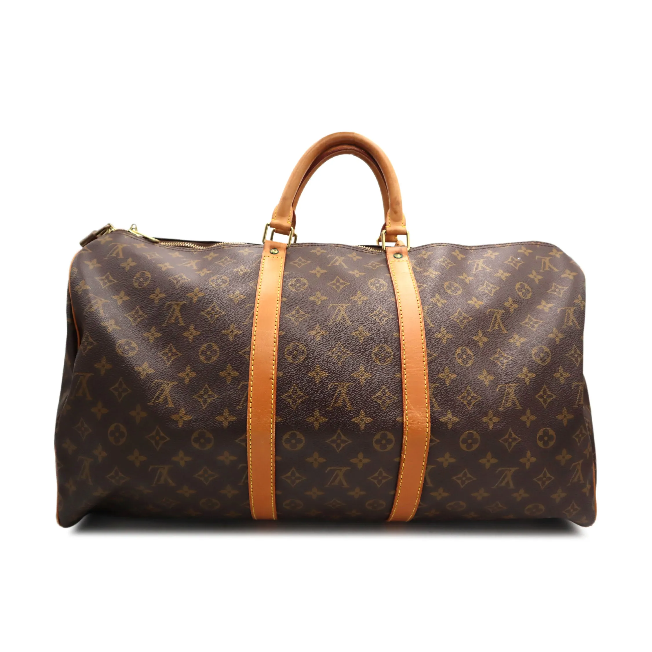 Louis Vuitton Monogram Canvas Keepall 55 Boston Travel Bag MI0992