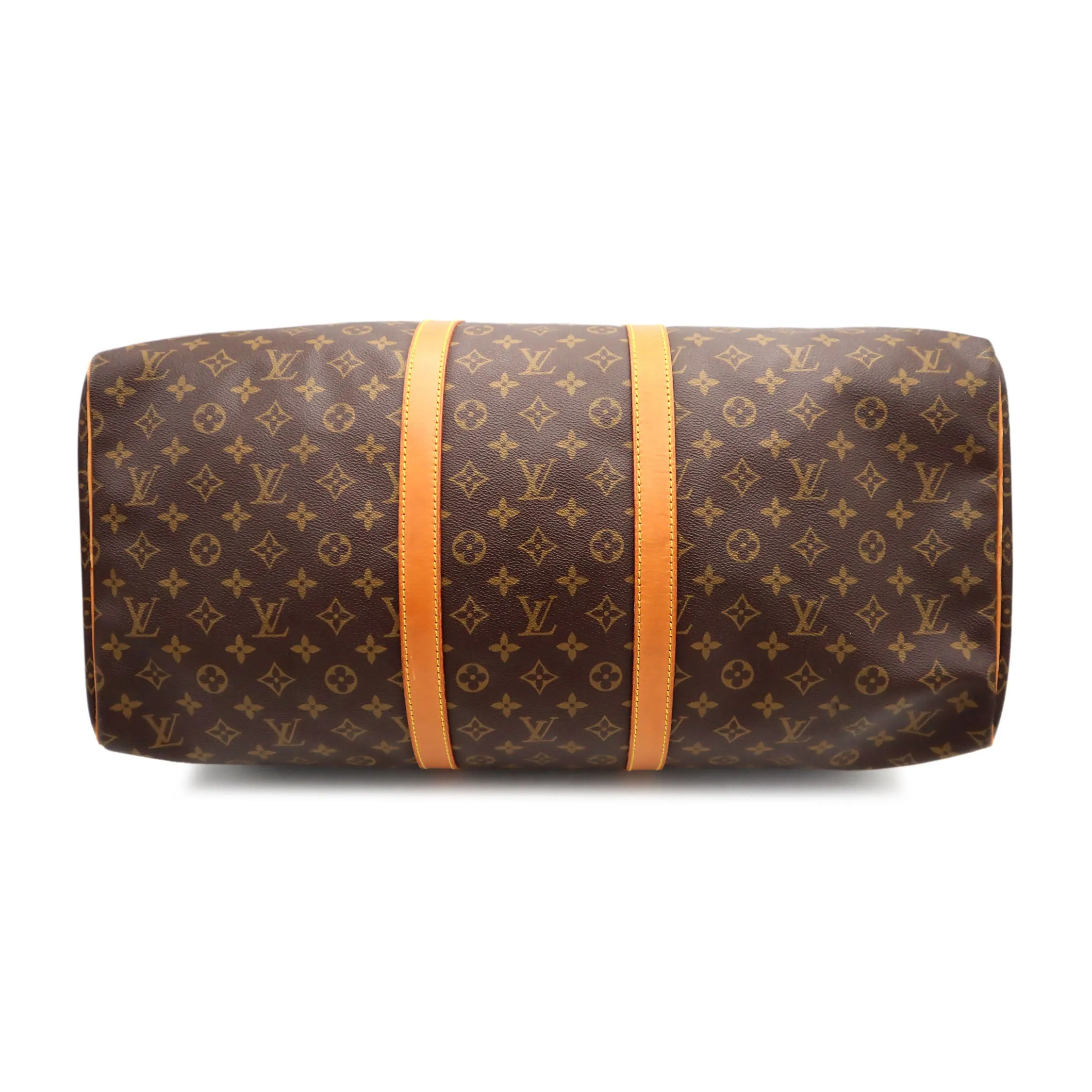 Louis Vuitton Monogram Canvas Keepall 55 Boston Travel Bag MI0992