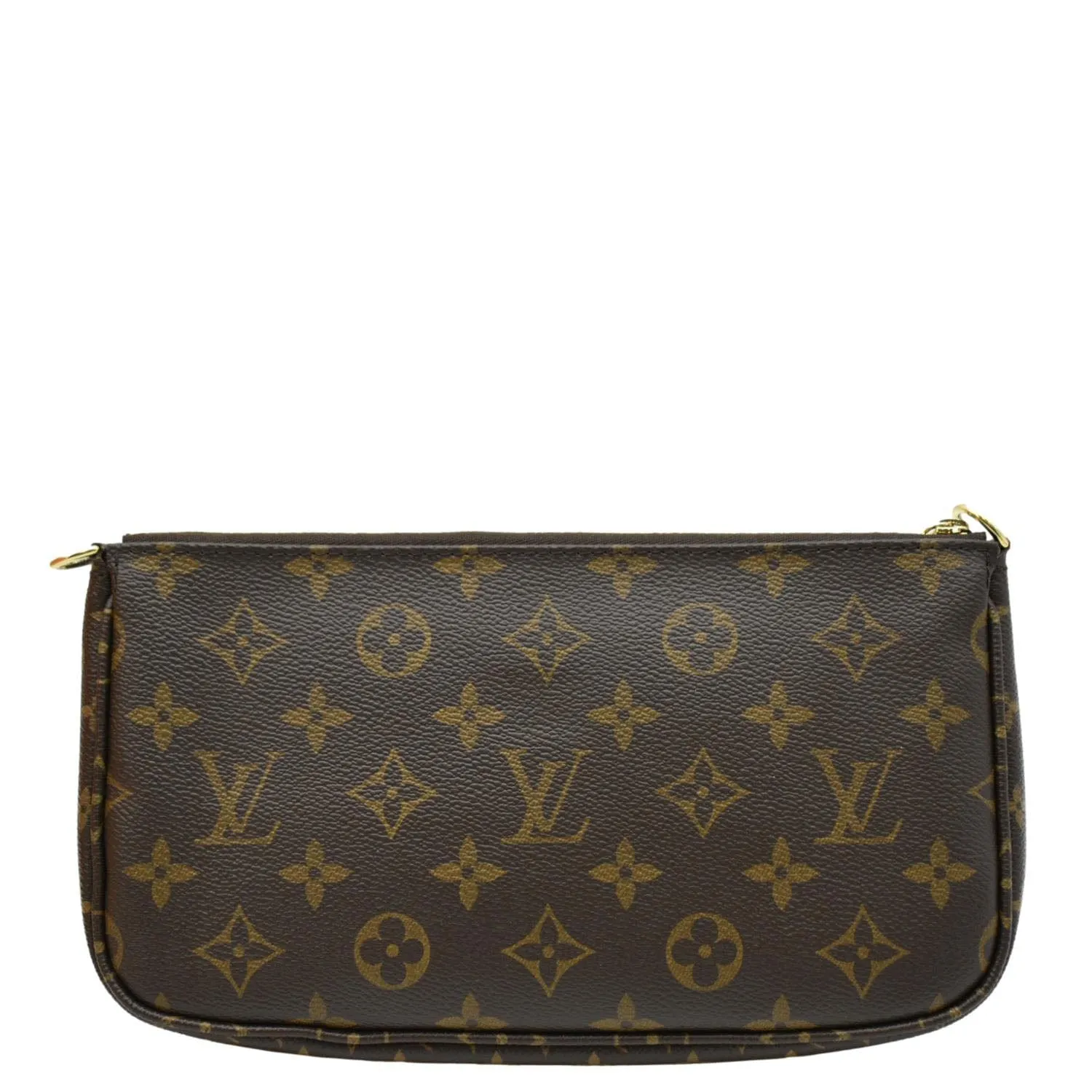 LOUIS VUITTON Multi Pochette Accessoires Monogram Canvas Crossbody Bag Brown