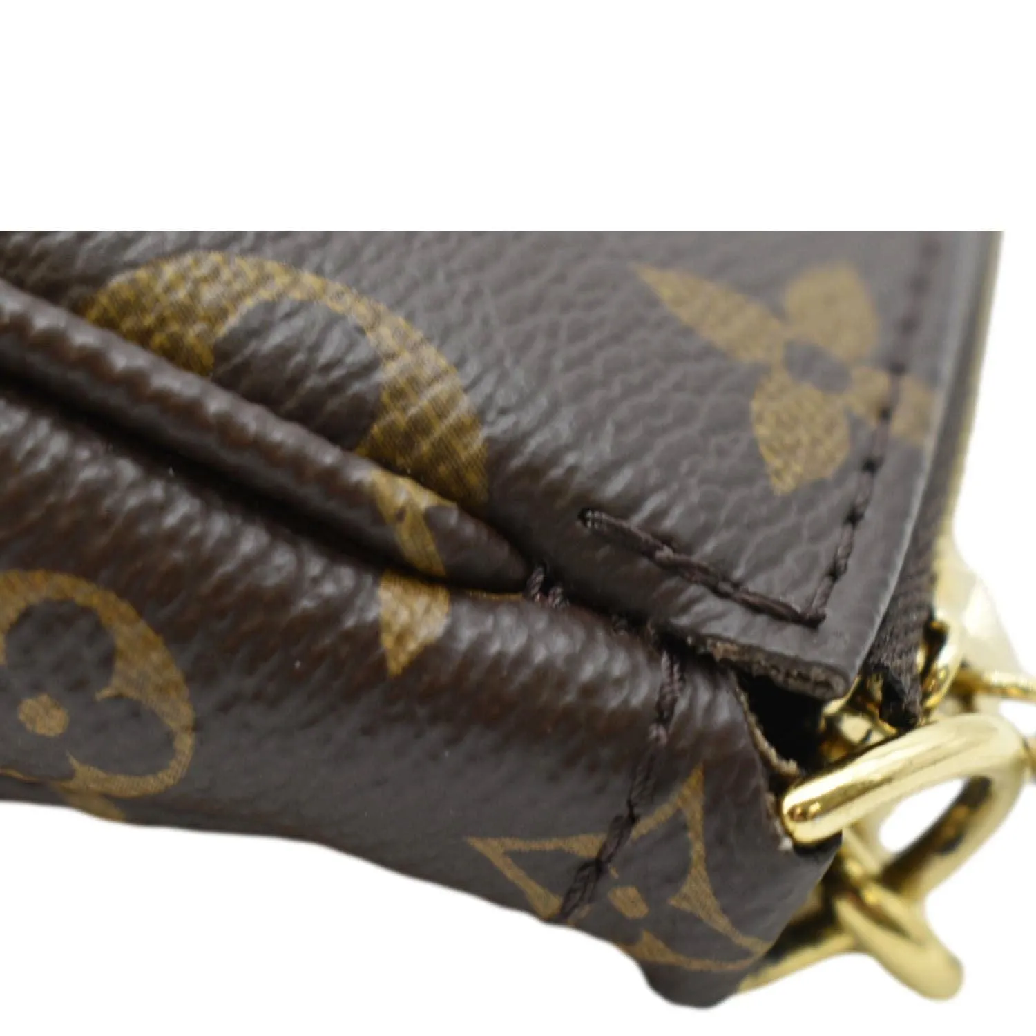 LOUIS VUITTON Multi Pochette Accessoires Monogram Canvas Crossbody Bag Brown