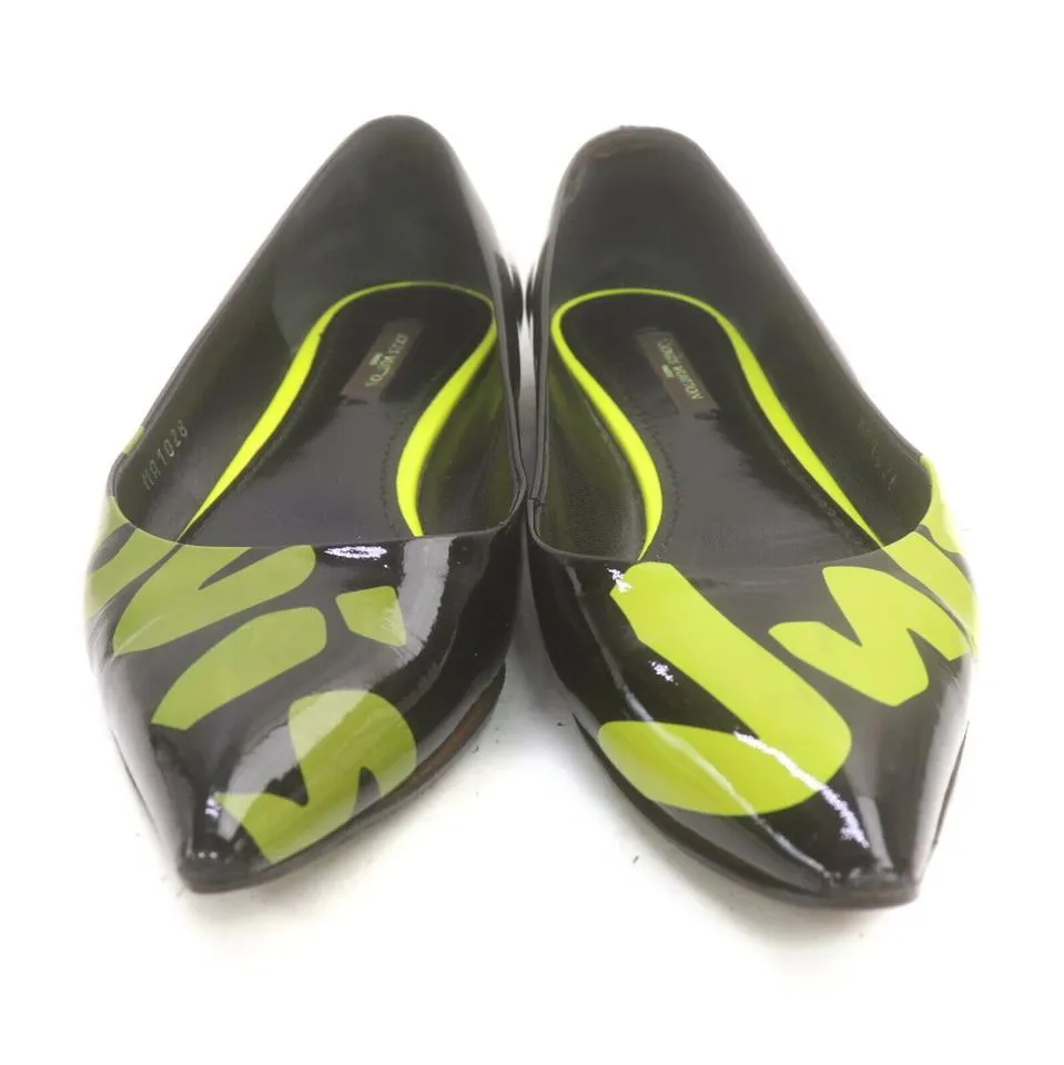 Louis Vuitton Stephen Sprouse Neon Green Graffiti Flats 863358
