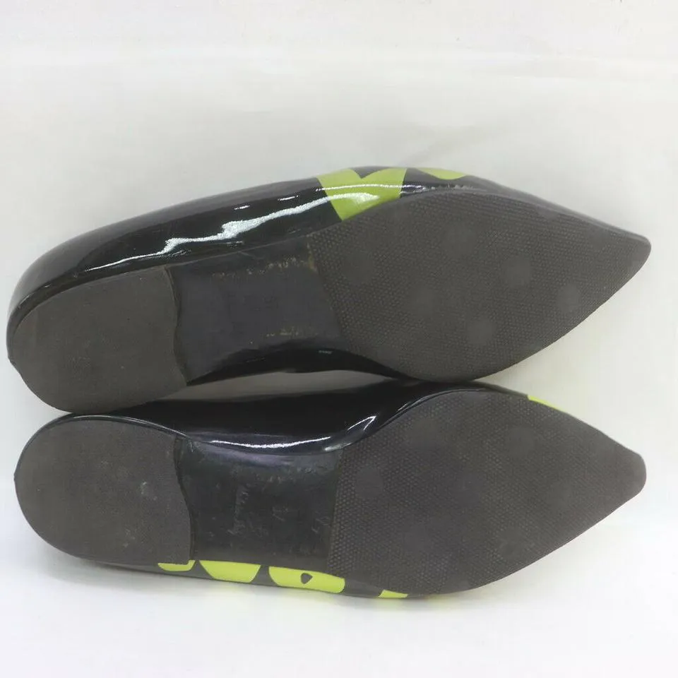 Louis Vuitton Stephen Sprouse Neon Green Graffiti Flats 863358