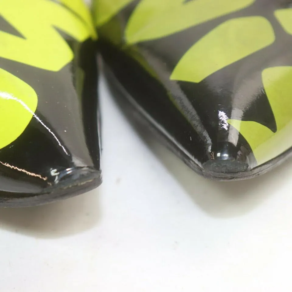 Louis Vuitton Stephen Sprouse Neon Green Graffiti Flats 863358