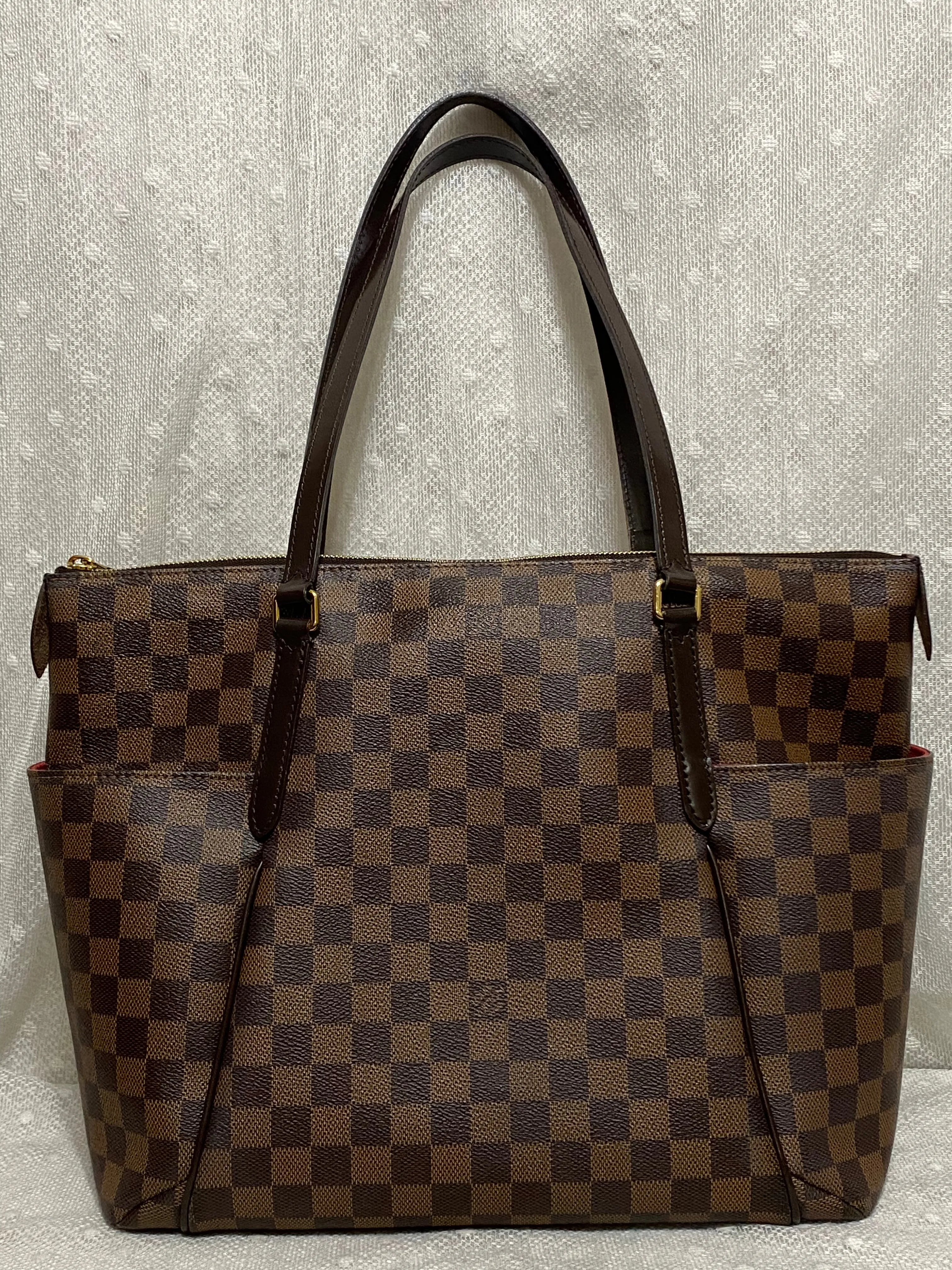Louis Vuitton Totally MM Damier Ebene Shoulder Bag