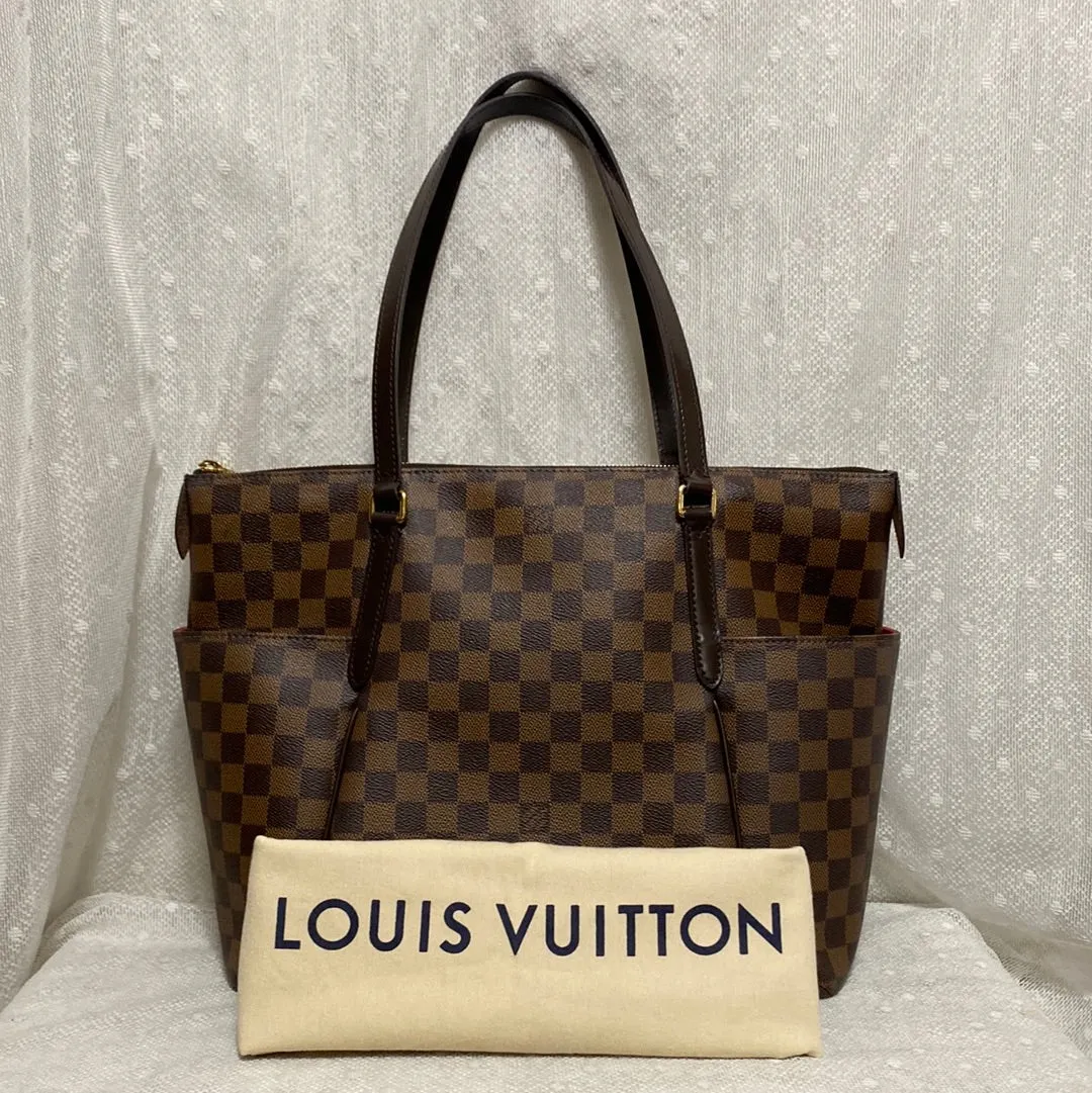 Louis Vuitton Totally MM Damier Ebene Shoulder Bag
