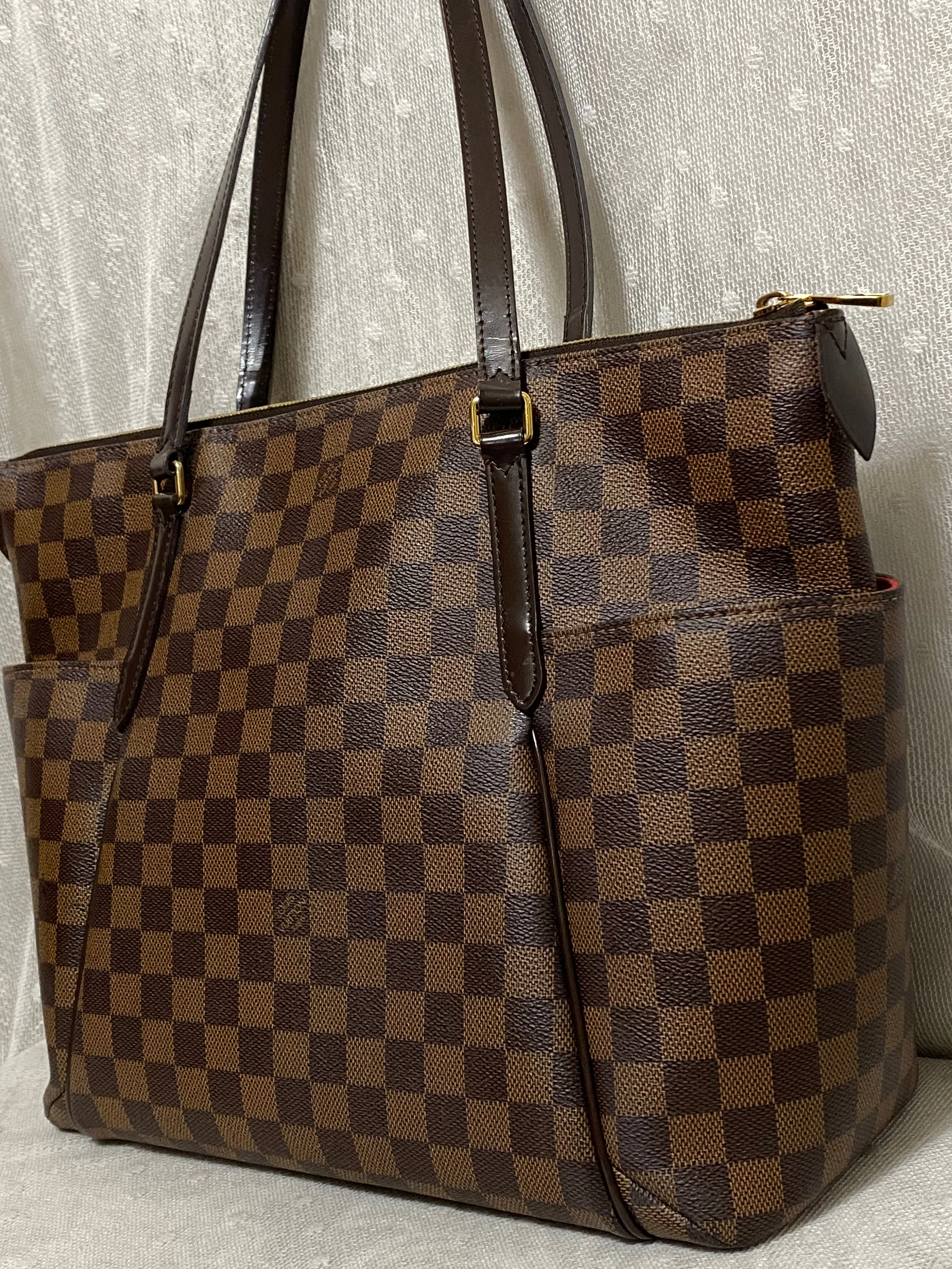 Louis Vuitton Totally MM Damier Ebene Shoulder Bag