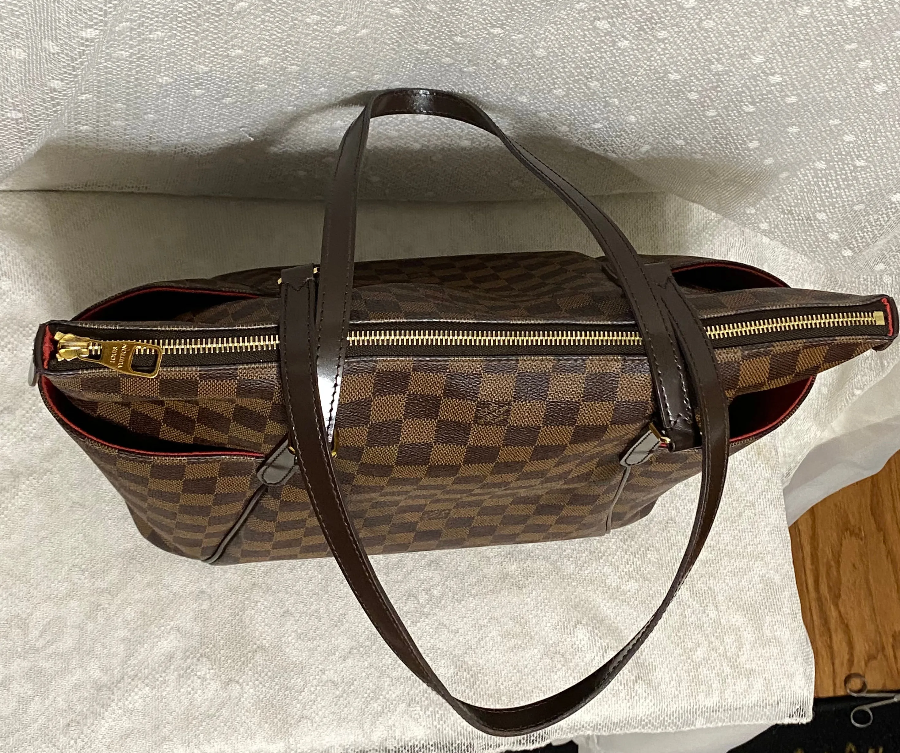 Louis Vuitton Totally MM Damier Ebene Shoulder Bag