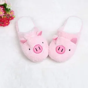 Lovely Women Flip Flop Cute Pig Slippers