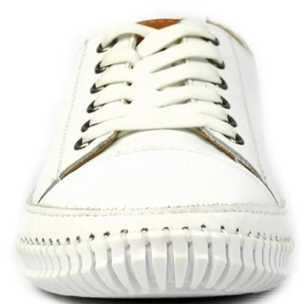 Lunar Truffle II White Leather Shoes