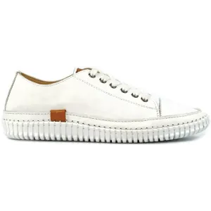 Lunar Truffle II White Leather Shoes