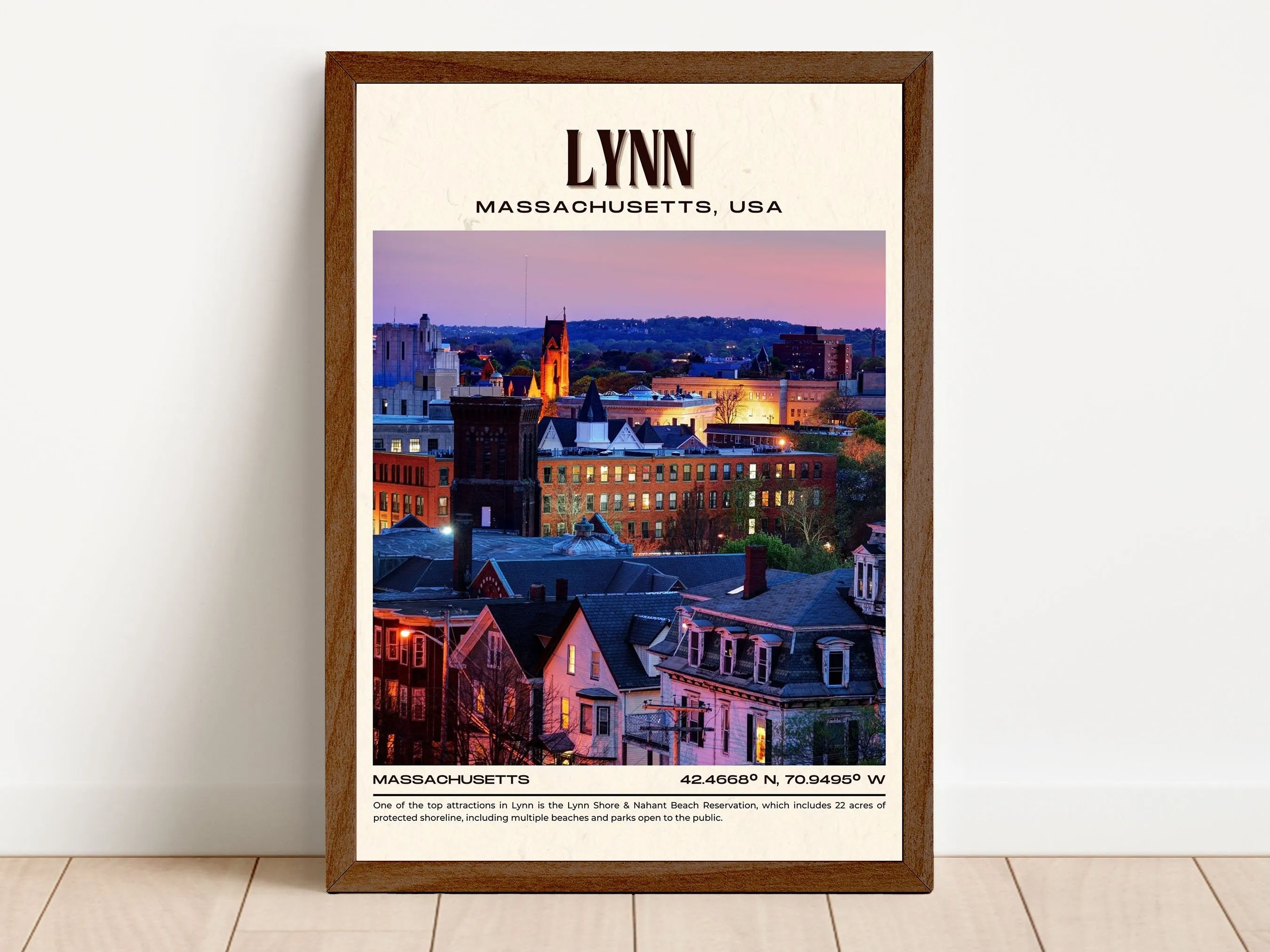Lynn Vintage Wall Art, Massachusetts, USA
