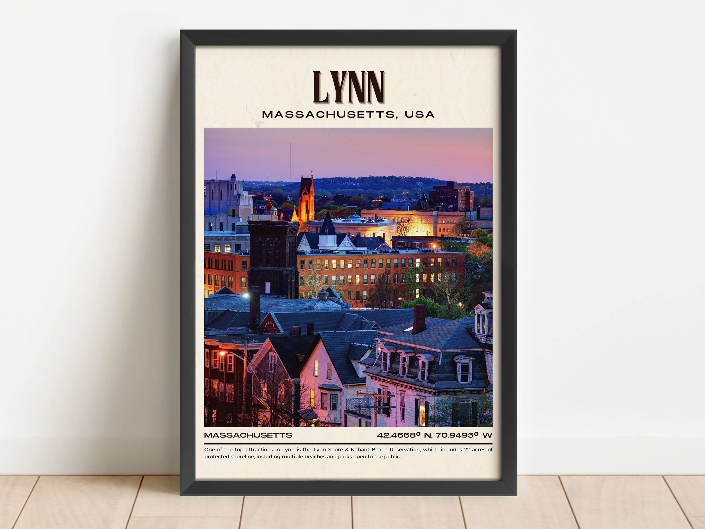 Lynn Vintage Wall Art, Massachusetts, USA