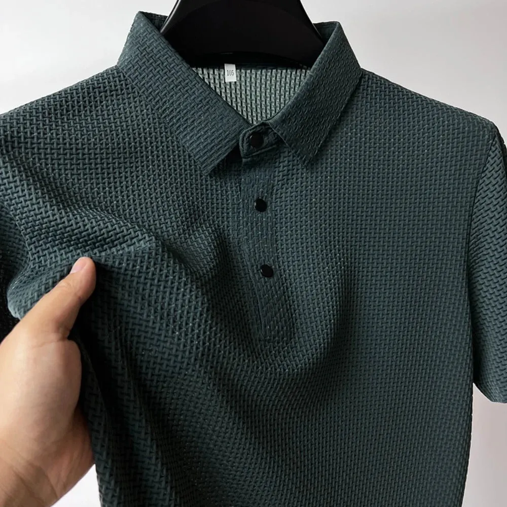 M-4XL Cool & Breathable Business Casual Polo Shirt